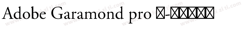 Adobe Garamond pro 加字体转换